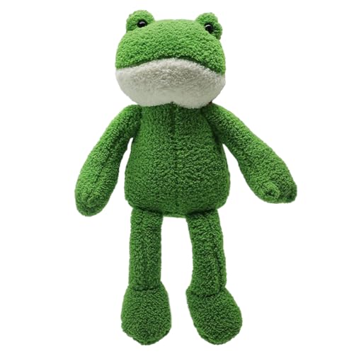 KJoet 40cm Frosch Kuscheltier Grün Frosch Plüsch Kawaii Frosch Plüschtier Stofftier Soft Langbeinige Frosch Puppen Dekoration Kissen Geschenk fur Mädchen Kinder von FOXCUP