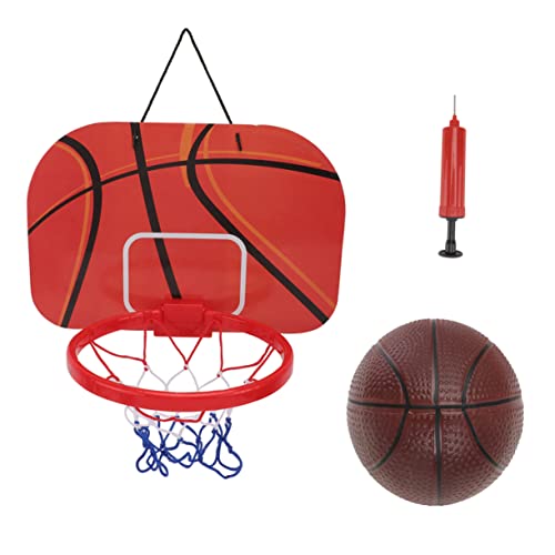 FOYTOKI 1 Satz Basketball-Rückwandrahmen Basketballspielzeug mit Handpumpe Wandmontierter Mini-Hoop basketballspiel für Kinder Basketball Hoop Indoor Kinderbälle Spielzeug Kinderspielzeug von FOYTOKI