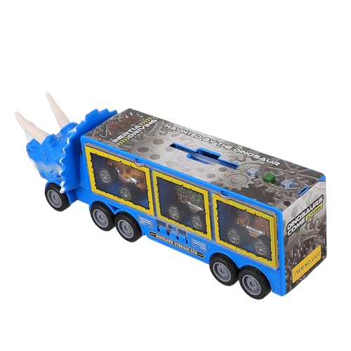 FOYTOKI 1 Satz Dinosaurier-LKW Kinderauto Spielzeugauto Für Kinder Kindertierspielzeug Dinosaurier Trägheitsauto Spielzeug Kinder Elektrofahrzeuge - Hinteres Spielzeugauto Blue Plastik von FOYTOKI