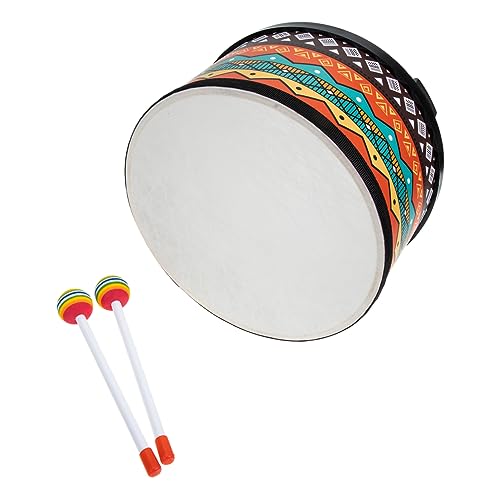 FOYTOKI 1 Satz Schlaginstrument Für Kinder Kleinkindspielzeug Musikalisches Kastagnetten-Spielzeug Percussion Floor Tom Drum Kleine Trommel Kindermusikalisches Spielzeug Kunststoff von FOYTOKI