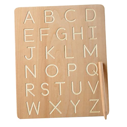 FOYTOKI 1 Satz Übungstafel Buchstabenerkennungstafel Kinder Geschenk Kognitives Spielzeug Für Kinder Alphabet Lernspielzeug Schreibübungstafel Buchstabenlehrtafel Frühpädagogisches von FOYTOKI