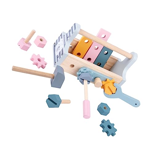 FOYTOKI 1 Set Hölzerne Gebäude Set Holzset Für Kleinkinder Pretend Play Construction Spielzeug von FOYTOKI