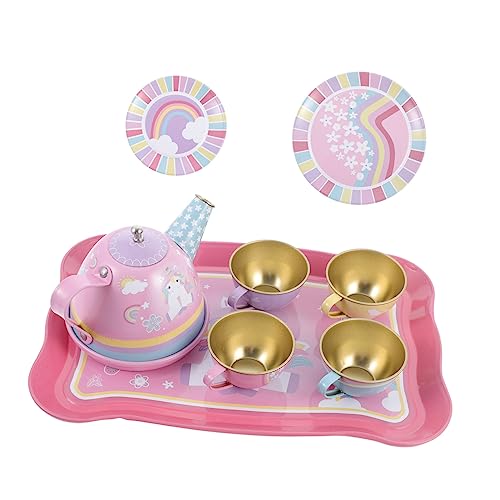 FOYTOKI 1 Set Miniatur Tee Service Aus Für Realistisches Teegeschirr Für Rollenspiele Perfekt Für Teepartys Und Puppenspiele Einhorn Design von FOYTOKI