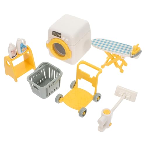 FOYTOKI 1 Set Mini Waschmaschine Spielzeug Realistisches Mini Anwendungsspielzeug Kinderspielzeug Mini Waschmaschine Spielzeug Spielhaus Spielzeug Mini Waschmaschine Spielzeug von FOYTOKI