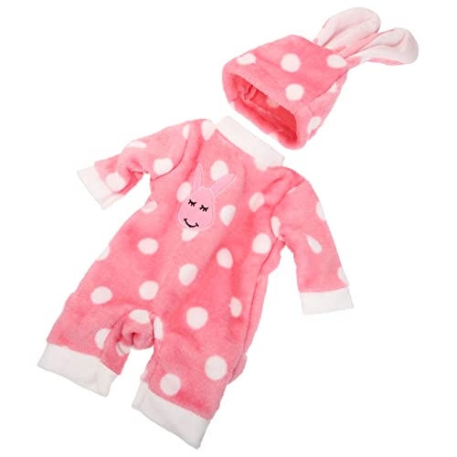 FOYTOKI 1 Set Puppenkleidung Für Puppen üße Schlafanzug Set Mit Punkten Und Hasenmotiv Teile Für ädchen Wiederverwendbare Puppenbekleidung Gedruckte Pyjamas von FOYTOKI