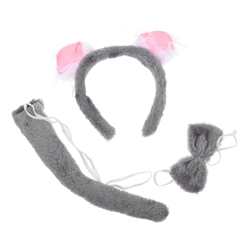 FOYTOKI 1 Set Set Koala Tier Kopfschmuck Koala Cosplay Prop Koala Kostüm Zubehör Koala Stirnband Cosplay Koala Koala Ohren Stirnband Tiere Halloween Zubehör Für von FOYTOKI