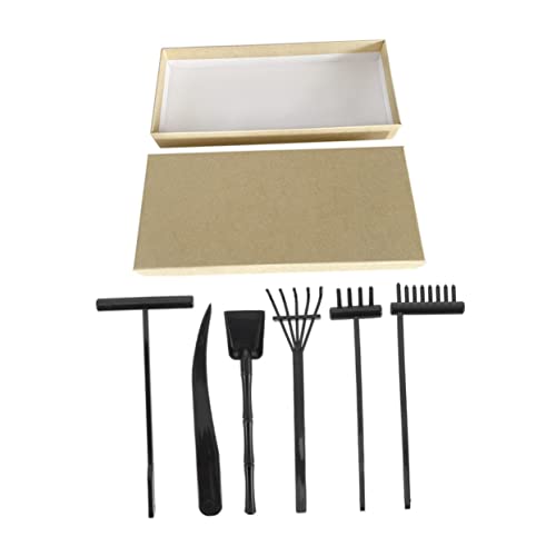 FOYTOKI 1 Set Zen Sandrechen Set Zen Gartenzubehör Dekorativer Rechen Dekor Sandgarten Rechenwerkzeug Zen Gartenrechen Set Zen Gartenrechen Werkzeuge Zen Gartengeräte Zen von FOYTOKI