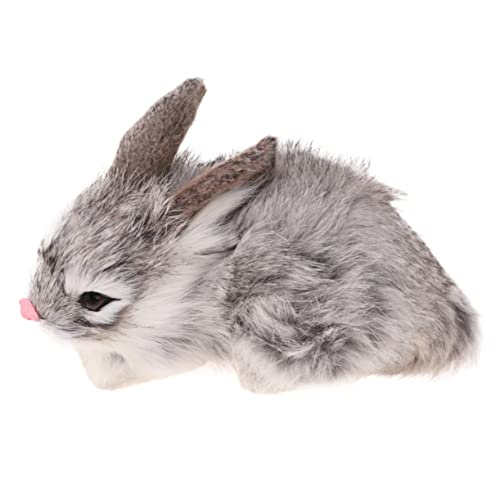 FOYTOKI Miniatur Kaninchen Figur Plüschkaninchen Spielzeug Simulation Plüschkaninchen Lebensechtes Kaninchen Simulation Kaninchenspielzeug Modell Geschenk Dekoration FOYTOKI Miniatur Kaninchen Figur Plüschkaninchen Spielzeug Simulation Plüschkaninchen Lebensechtes Kaninchen Simulation Kaninchenspielzeug Modell Geschenk Dekoration von FOYTOKI