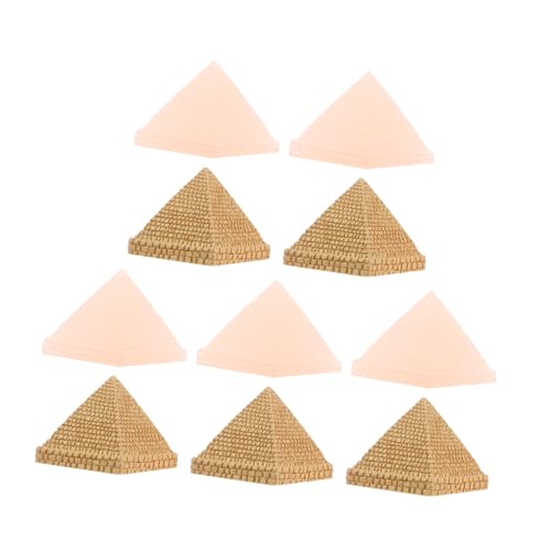 FOYTOKIm Dunkeln leuchtende Mini-Figuren aus ägyptischen Pyramiden 10 Stück kulturelle Dekoration für Büro Zuhause und Party von FOYTOKI