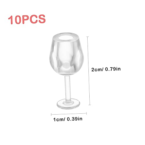 FOYTOKI 10 Stück Teiliges Miniatur Puppenhaus Weingläser aus Weiße Mini Weinbecher Leichtes Puppenhaus Zubehör für Kinderküche Dekorativ und Langlebig für Rollenspiele und Hausdekoration FOYTOKI 10 Stück Teiliges Miniatur Puppenhaus Weingläser aus Weiße Mini Weinbecher Leichtes Puppenhaus Zubehör für Kinderküche Dekorativ und Langlebig für Rollenspiele und Hausdekoration von FOYTOKI