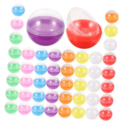 FOYTOKI 100 Stück Klare Runde Vending Machine Kapseln Wiederverwendbare Stabile Kunststoffbehälter Befüllbare Candy Boxen für Party Hochzeit Geburtstag Transparente Aufbewahrung FOYTOKI 100 Stück Klare Runde Vending Machine Kapseln Wiederverwendbare Stabile Kunststoffbehälter Befüllbare Candy Boxen für Party Hochzeit Geburtstag Transparente Aufbewahrung von FOYTOKI