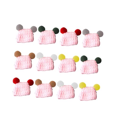 FOYTOKI 12 Stück Teiliges Mini Häkelmützen zum Basteln Bunte DIY Puppenhüte aus Weichem Garn Handgefertigte Mini Mützen für Dekoration und Weihnachtsmützen FOYTOKI 12 Stück Teiliges Mini Häkelmützen zum Basteln Bunte DIY Puppenhüte aus Weichem Garn Handgefertigte Mini Mützen für Dekoration und Weihnachtsmützen von FOYTOKI
