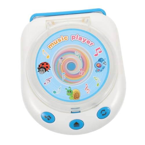 FOYTOKI 1Pc Emulation CD Player Kinderspielzeug Pädagogisches Kinderspielzeug Kindergeräte Spielzeug Kindergeschenk Kinderspielzeug Spielhaus Spielzeug Kunststoff CD Player Spielzeug von FOYTOKI