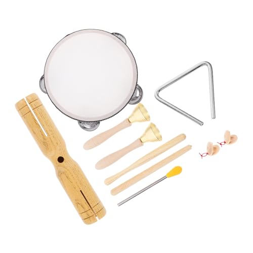 FOYTOKI 1Satz Holzspielzeug Musikinstrumente für Teiliges Schlaginstrumente Kit aus Stabilem Material für Vorschulerziehung und Kreative Musikalische FOYTOKI 1Satz Holzspielzeug Musikinstrumente für Teiliges Schlaginstrumente Kit aus Stabilem Material für Vorschulerziehung und Kreative Musikalische von FOYTOKI