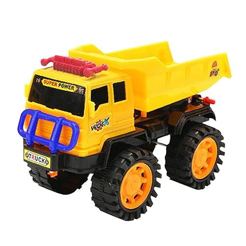 FOYTOKI 1Stk Spielzeug für Baufahrzeuge Bauwagen Technisches Autospielzeug Technisches LKW-Spielzeug Garbage Truck mädchen Spielzeug Engineering-LKW-Spielzeug kippwagen Spielzeug Yellow von FOYTOKI