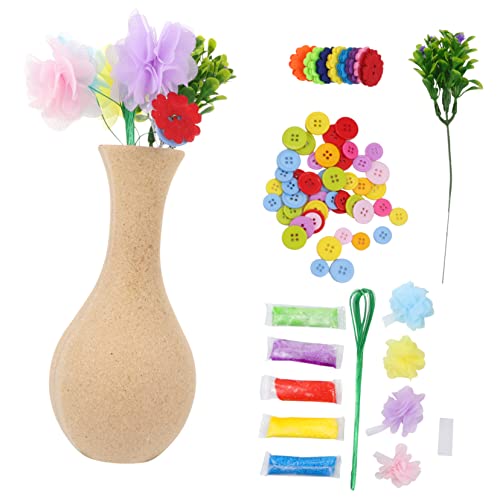 FOYTOKI 2 Sets DIY Vase DIY Projekt Kits Blumenvase Bastelset DIY Aktivitätsset Handgemachtes Bastelset Für Kinder Blumenkunst Kit DIY Aktivität Für Kinder Bastelset Für Kinder von FOYTOKI