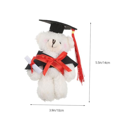 FOYTOKI 2 Stück Doktorbär Plüschtier Graduation Kuscheliges Stofftier zum Abschlussfeier Partydeko Brauntöne Weiches als Erinnerungsstück FOYTOKI 2 Stück Doktorbär Plüschtier Graduation Kuscheliges Stofftier zum Abschlussfeier Partydeko Brauntöne Weiches als Erinnerungsstück von FOYTOKI