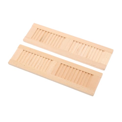 FOYTOKI 2 Stück Maßstab Robuste Mini Jalousien für Puppenmöbel Dekorative Fensterdekoration für Puppenstube und Mini Haus Zubehör FOYTOKI 2 Stück Maßstab Robuste Mini Jalousien für Puppenmöbel Dekorative Fensterdekoration für Puppenstube und Mini Haus Zubehör von FOYTOKI
