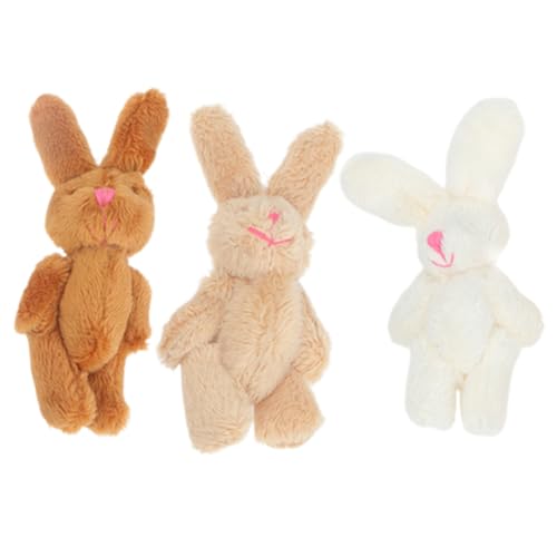 FOYTOKI 3Stücke Kleiner Hasen Stofftier Selbstgemacht Kaninchen Puppe Plüschspielzeug für Kinder Geburtstagsgeschenk Kuschelige Hasenfiguren FOYTOKI 3Stücke Kleiner Hasen Stofftier Selbstgemacht Kaninchen Puppe Plüschspielzeug für Kinder Geburtstagsgeschenk Kuschelige Hasenfiguren von FOYTOKI