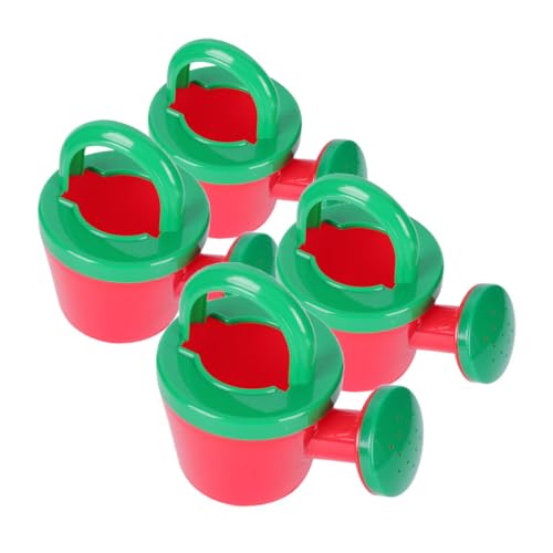 FOYTOKI 4 Stück Badezimmerspielzeug Blumenwassertopf Mini-gießtopf-Spielzeug Kinder Gießkanne Kleine Gießkanne Blumengießkannen Dose Für Pflanzen Mini-sprühtopf Sommer Gießkannen Rot Pp von FOYTOKI