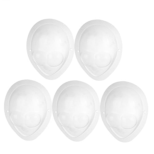 FOYTOKI 5 STK Mini-hülle Für Puppe Tonmasken Plüschpuppe Babypuppen-Gesichtsmaske Minipuppe Puppenform Loli-Puppen-Gesichtsmaske Körpermaske Klare Puppen-gesichtsbedeckung Bastelpuppen von FOYTOKI