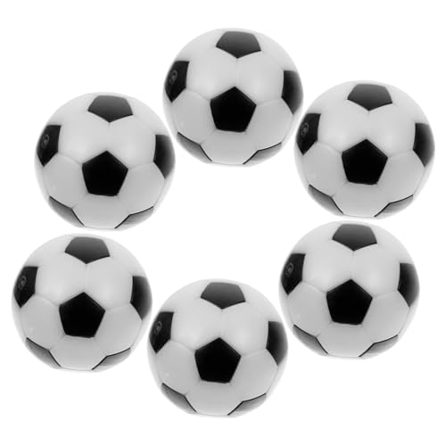 FOYTOKI 32mm Kleiner Tischfußball Schwarz/weiß Tischfußball Mini Tischfußbälle Pack von FOYTOKI