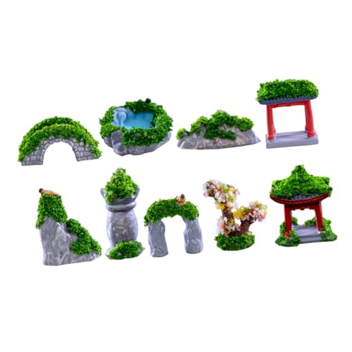 FOYTOKI 9stücke Mikro-baustatue Gartenornament Miniatur-baustatue Gartenskulptur Baustatue-Ornament Für Garten Mikro-landschafts-baustatue-skulptur Garten-Dekoration Ornament Für Miniaturg FOYTOKI 9stücke Mikro-baustatue Gartenornament Miniatur-baustatue Gartenskulptur Baustatue-Ornament Für Garten Mikro-landschafts-baustatue-skulptur Garten-Dekoration Ornament Für Miniaturg von FOYTOKI