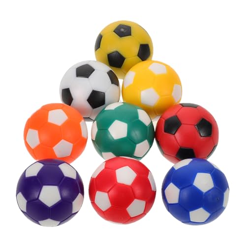 FOYTOKI 9st Kicker Zubehör Tischfußball Kickerbälle Ersetzen Kickerspielball Fußball-spielball Kleine Schwarze Und Weiße Fußbälle Ersatzbälle Für Tischkicker Mini-fußball Plastik von FOYTOKI