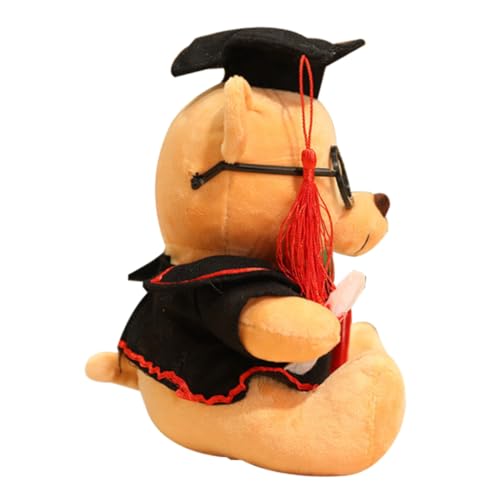 FOYTOKI Abschlussbär Plüschspielzeug Flauschige Bärenpuppe mit Abschlusskappe Perfektes zur Graduierung und Langlebig für Dekoration FOYTOKI Abschlussbär Plüschspielzeug Flauschige Bärenpuppe mit Abschlusskappe Perfektes zur Graduierung und Langlebig für Dekoration von FOYTOKI