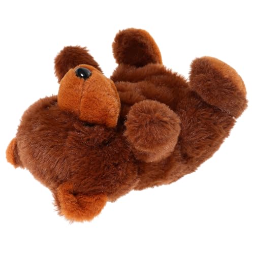 FOYTOKI Bär Handpuppe Bär Handspielzeug Pädagogisches Handspielzeug Handpuppen Für Kleinkinder Handspielzeug Für Kinder Pädagogische Handpuppe Tierhandpuppe Tierpuppen Kreative von FOYTOKI