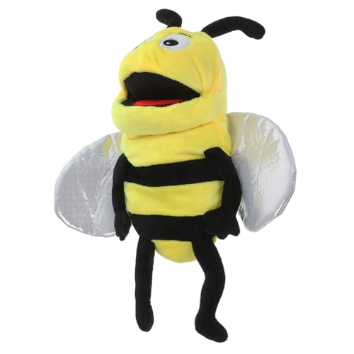 FOYTOKI Biene Handpuppe Cartoon Insektenpuppe Spielzeug Handspielzeug Emuliertes Tier Erzählende Marionette Cartoon Tierpuppe Insekt Handpuppe Spielzeug Simulation Tiermodell von FOYTOKI