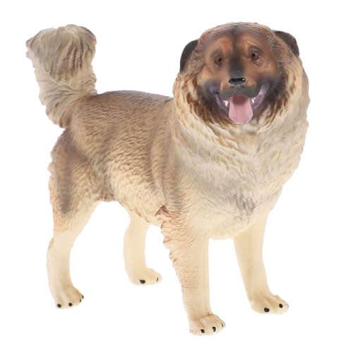 FOYTOKI Deko Hund Hund Dekofigur Caucasian Shepherd Dog Figurine Realistische Hundeskulptur Aus Für Tischdekoration Heim Dekoration Geschenkidee Für Hundeliebhaber von FOYTOKI