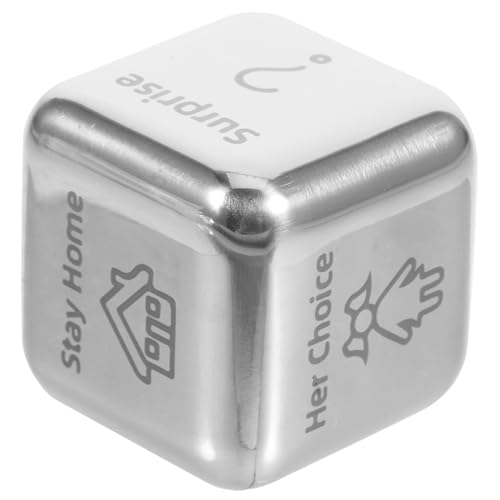 FOYTOKI Edelstahl Food Decision Würfel Seitig Essenswürfel als Lustiges Entertainment für Dinnerabend Stressabbau und Kreative Lebensmittelentscheidung FOYTOKI Edelstahl Food Decision Würfel Seitig Essenswürfel als Lustiges Entertainment für Dinnerabend Stressabbau und Kreative Lebensmittelentscheidung von FOYTOKI