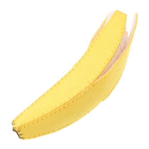 FOYTOKI Filzbananenspielzeug Schulbananenspielzeug Interessante Kinderbanane Kompakte Stoffbanane Interessantes Bananenschulspielzeug Banane Kinderzubehör Bananenspielzeug Schöne Banane von FOYTOKI