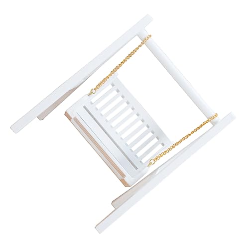 FOYTOKI Miniatur Puppenhaus Schaukel aus Holz Realistische und Langlebige Spielzeugmöbel für Dollhouse Sicher und Kinderfreundlich DIY Projekte und Kreative Gestaltung FOYTOKI Miniatur Puppenhaus Schaukel aus Holz Realistische und Langlebige Spielzeugmöbel für Dollhouse Sicher und Kinderfreundlich DIY Projekte und Kreative Gestaltung von FOYTOKI