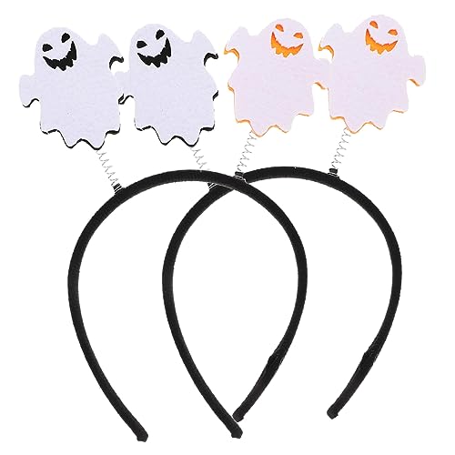 FOYTOKI Geisterhaarband Party Haarreifen des Kopfschmuck Stirnband Schmücken Haarreifen Stirnbandes Kostüm Tag Toten Stoff Stirnbänder Cosplay Stirnband Halloween Haarband von FOYTOKI