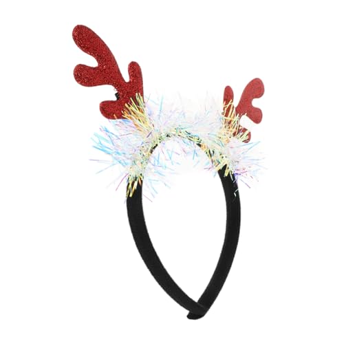 FOYTOKI Geweih Stirnband Weihnachts Haar Accessoires Weihnachtsdekoration Weihnachts Haarschmuck Weihnachts Dekor Requisiten Weihnachts Stirnbänder Für Frauen Weihnachts von FOYTOKI