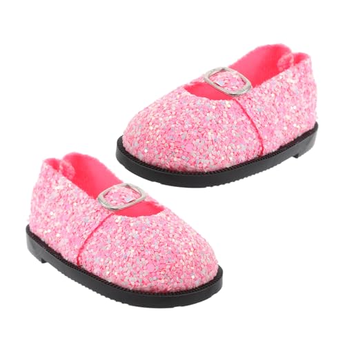 FOYTOKI Glitzer Puppenschuhe Miniatur Schuhwerk mit Pailletten für Puppen Modisches Accessoire Basteln und Dekoration FOYTOKI Glitzer Puppenschuhe Miniatur Schuhwerk mit Pailletten für Puppen Modisches Accessoire Basteln und Dekoration von FOYTOKI