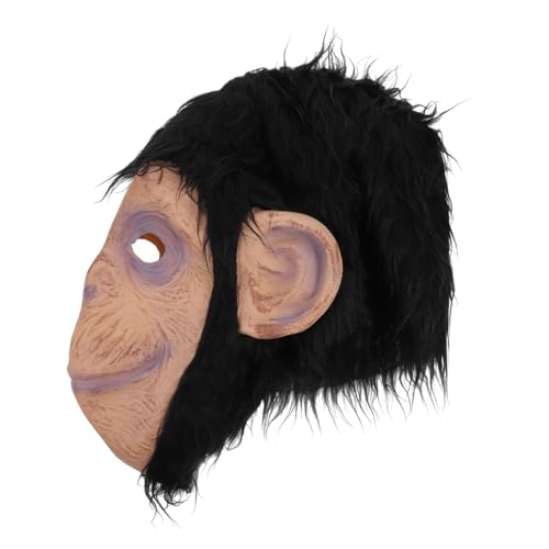 FOYTOKI Gorilla Maske Halloween Tiermaske Halloween Kostüm Halloween Party Gruselige Tiermaske Affenkopfmaske Gorilla Cosplay Maske Ausgefallene Dressing Masken Vampirmaske von FOYTOKI