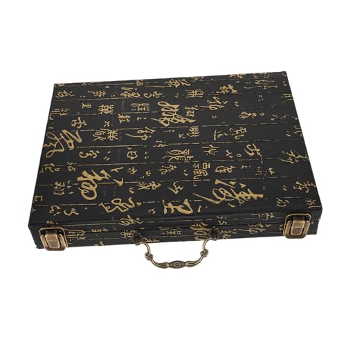 FOYTOKI Holz Mahjong Aufbewahrungsbox mit Tragegriff Rechteckige Spielsteine Aufbewahrungstasche Tragbare Schachtel für Mahjong Schach und Brettspiele Geräumiges für Sicheren Transport FOYTOKI Holz Mahjong Aufbewahrungsbox mit Tragegriff Rechteckige Spielsteine Aufbewahrungstasche Tragbare Schachtel für Mahjong Schach und Brettspiele Geräumiges für Sicheren Transport von FOYTOKI