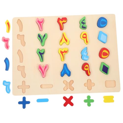 FOYTOKI Holzpuzzle Arabische Zahlen Lernspielzeug zum Formen Zahlenerkennen Farbenfrohes Mittelgroßes für Frühe Bildung und Kognitive von Kleinkindern FOYTOKI Holzpuzzle Arabische Zahlen Lernspielzeug zum Formen Zahlenerkennen Farbenfrohes Mittelgroßes für Frühe Bildung und Kognitive von Kleinkindern von FOYTOKI