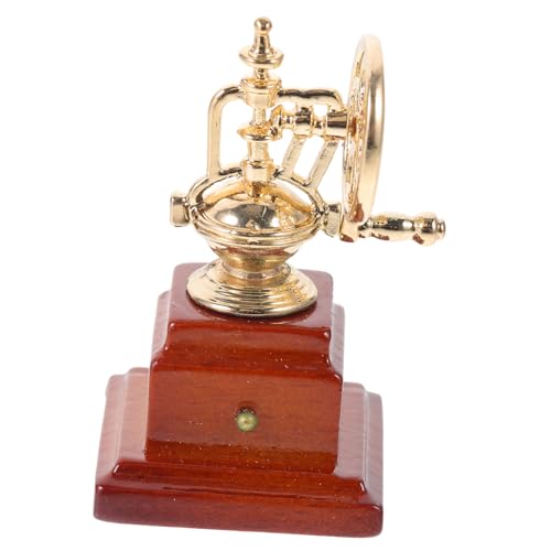 FOYTOKI Kaffeemaschine Ornamente Spielzeug Vintage Dekor Kaffeemaschinen Puppenhaus Szene Requisite Puppenhausgerät Minihaus Kaffeemaschine Spielzeug Miniatur Kaffeemaschine Spielzeug von FOYTOKI