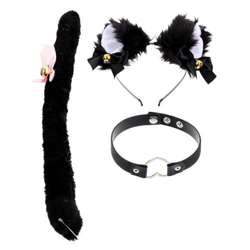 FOYTOKI Katzenohren Haarreif mit Glöckchen und Cosplay Zubehör für Halloween Festival Karneval Masquerade Süßer Haarschmuck für Mädchen FOYTOKI Katzenohren Haarreif mit Glöckchen und Cosplay Zubehör für Halloween Festival Karneval Masquerade Süßer Haarschmuck für Mädchen von FOYTOKI