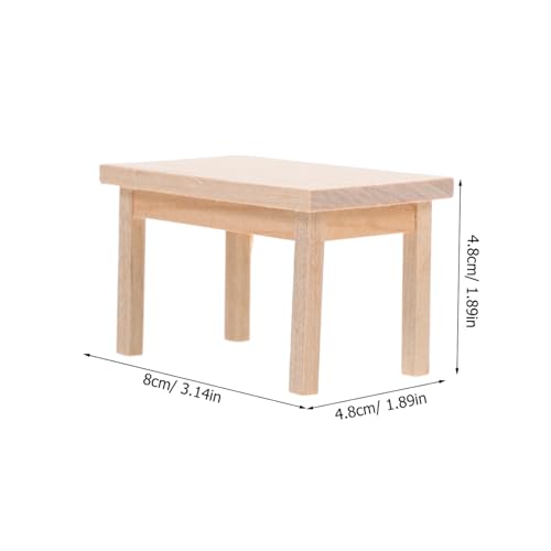 FOYTOKI Maßstab Handgefertigtes Puppenhaus Möbel Vintage Stil Verarbeitung Glatte Oberfläche für Puppenhaus Dekoration FOYTOKI Maßstab Handgefertigtes Puppenhaus Möbel Vintage Stil Verarbeitung Glatte Oberfläche für Puppenhaus Dekoration von FOYTOKI