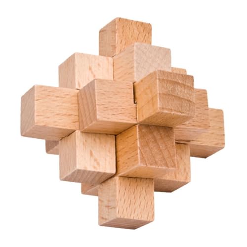 FOYTOKI Ming Luban Lock Holzpuzzle Buchenholz Klassisches Intelligentes Knobelspiel für Ab Jahren Fördert Geschicklichkeit Denken und Stressabbau Langlebig und Sicher FOYTOKI Ming Luban Lock Holzpuzzle Buchenholz Klassisches Intelligentes Knobelspiel für Ab Jahren Fördert Geschicklichkeit Denken und Stressabbau Langlebig und Sicher von FOYTOKI
