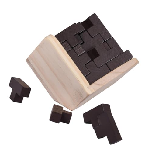 FOYTOKI Mingsuo Lernspielzeug Holzspielzeug Würfel Puzzle Spielzeug Geistiges Spielzeug Denkaufgabe Puzzle Spielzeug Puzzle Holz Montagespielzeug Puzzle Spielzeug von FOYTOKI