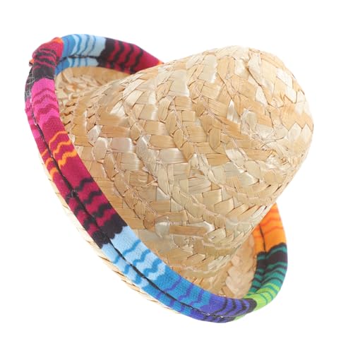 FOYTOKI Mini Strohhut Flaschenhut Miniatur Dekoration für Weinflaschen Puppen Haustiere Vielseitiges DIY Zubehör Süßer Kleiner Strohhut für Partys Picknick und Cocktaildeko FOYTOKI Mini Strohhut Flaschenhut Miniatur Dekoration für Weinflaschen Puppen Haustiere Vielseitiges DIY Zubehör Süßer Kleiner Strohhut für Partys Picknick und Cocktaildeko von FOYTOKI