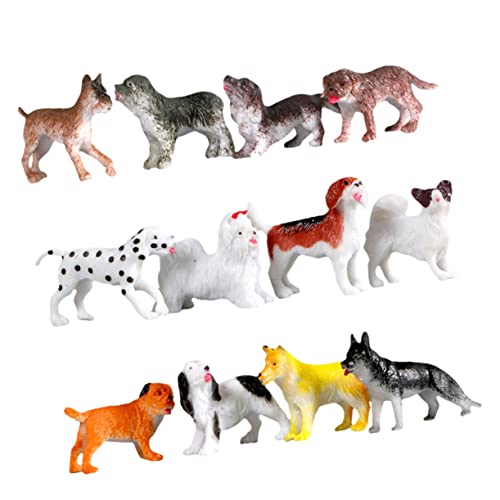 FOYTOKI Miniatur Hund Figuren Realistische Hund Modelle Als Kreative Dekoration Für Zuhause Oder Büro üße Tier Ornamente Für Hundeliebhaber Ideal Als Oder von FOYTOKI