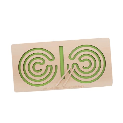 FOYTOKI Montessori Holzspielzeug Holzlabyrinth Hand Auge Koordinationsspiel für Feinmotoriktraining Grünes Meditation zur Linken und Rechten Gehirnhälfte Lernspielzeug Ab Jahren FOYTOKI Montessori Holzspielzeug Holzlabyrinth Hand Auge Koordinationsspiel für Feinmotoriktraining Grünes Meditation zur Linken und Rechten Gehirnhälfte Lernspielzeug Ab Jahren von FOYTOKI