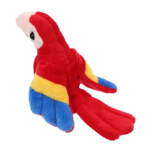 FOYTOKI Papageien-Fingerpuppe papagei Mini Puppen Handpuppen Tiere Mini Papagei Fingerpuppe Tierpuppen Hand Puppen Papagei Handpuppe Interaktives Vogelpuppe Plüsch von FOYTOKI